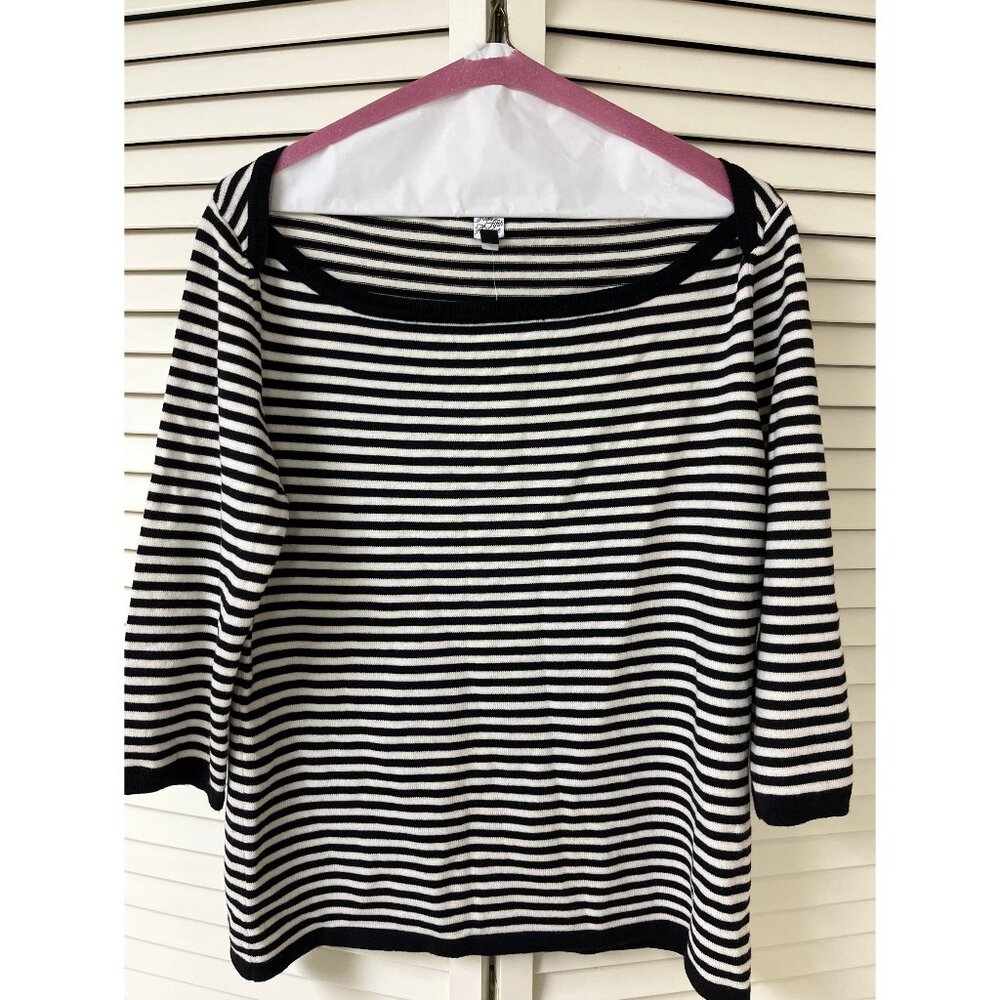 SAKS 5Th Avenue Top XL 14 16 Striped